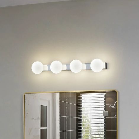 [GEBRAUCHT] B-Ware Lucande Badleuchte Wandlampe Led Badezimmerlampe Myrra Chrom Glas Modern Beleuch