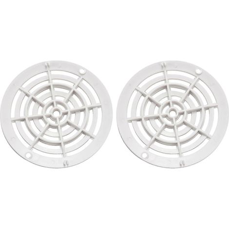 2x Filtre à eau de piscine, protection anticorrosion, dispositif de drainage rond à visser, couvercle de bonde de sol en ABS (1/5)