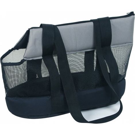 Sac de transport pour chiens et chats - Sac bandoulière pour chien - Sac pour chat - Sac de voyage - Panier de transport pour chat - Dimensions : longueur, largeur et hauteur (45 cm x 22 cm x 26 cm) (1/5)