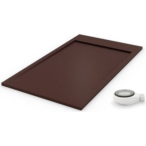 Piatto doccia 100X100 PREMIUM AMBIENTE Cioccolato Ral 8017 (1/5)