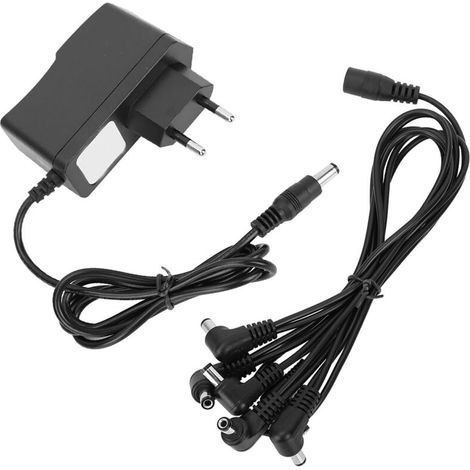 Alimentation 9V pour Pédales d'Effet Guitare - Adaptateur 100‑240V UE (1/5)