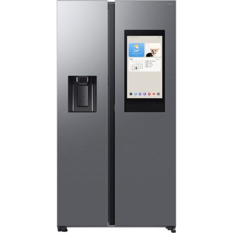 Samsung – Réfrigérateur américain 614L – 2 portes – Congélateur latéral – Classe E – Acier inoxydable – SmartThings (1/5)