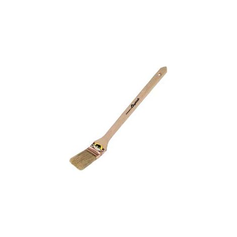 PENNELLO RADIATORE SETOLA BIONDA LUNGA SERIE 595- - mm.20 - manico in legno - 12 pezzi CINGHIALE