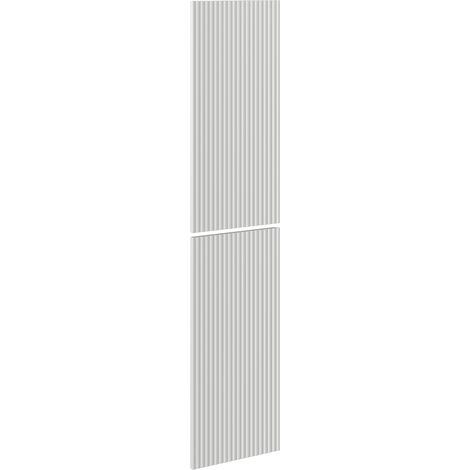 Mexen Rivel Front gerillt für Badschrankkorpus 35 x 80 cm (2 Stk.), Grau Matt - 91A21-1600-300-2-62 (1/2)