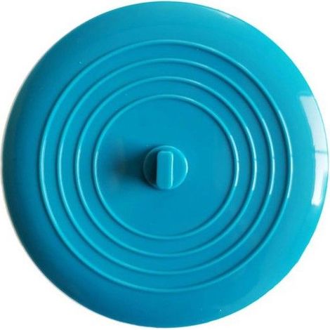 Bouchon de baignoire, bonde, 1 pièce, bouchon d'évier, 15 cm, filtre à cheveux universel en silicone, bouchon pour (1/3)