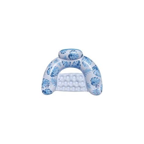 Flotteurs pour Adultes,Lit Gonflable Flottant Relaxant Fauteuil Flottant en U avec Porte-Gobelet pour Piscine, Plage, Rivière, Vacances, Jeux Aquatiques et Fêtes Extérieures (1/5)