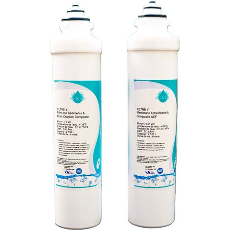 Pack de filtres - Ovi I et Ovi II - Élimine les polluants PFAS virus et bactéries (1/3)