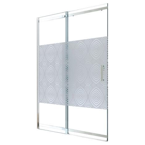 ONDEE ZEN - Porte de douche UIMI - Coulissante - Finition Chromé - 120x210cm (1/3)