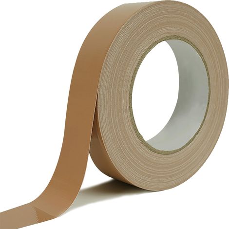 Panzertape Wasserdichtes Reparaturband 20 m x 25 mm Panzerband Extra Stark Wasserfest Duct Tape für Rohre, Teppiche, Abdichtung, Reparaturen, 1 Rollen, Braun (1/5)