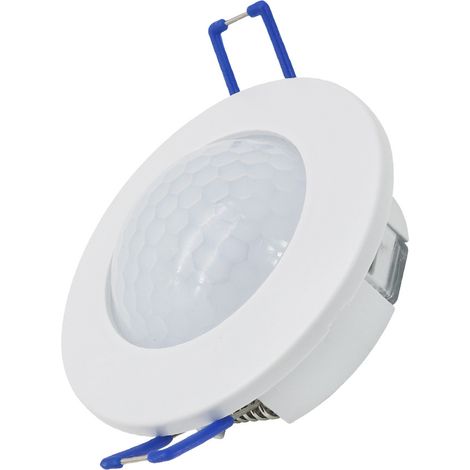 Bewegungsmelder für den Innenbereich, Unterputz- und Aufputzmontage Deckenmontage, programmierbar, Infrarotsensor, 8 m / 360°, LED (1/4)