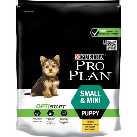 crocchette per cani purina "pro plan" cucciolo di taglia piccola con pollo healthy start 700 gr (1/2)