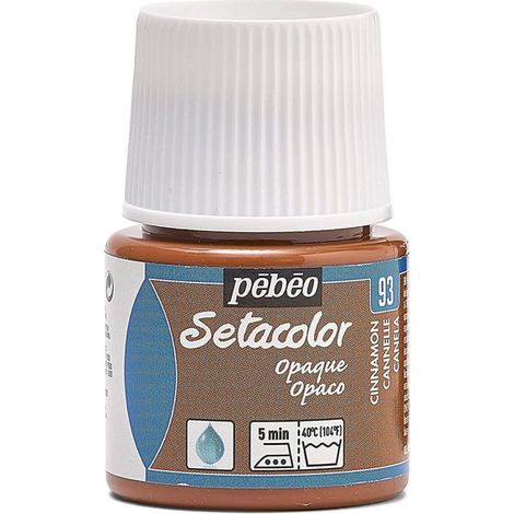 Peinture tissu - PEBEO - Setacolor opaque - Cannelle - Flacon 45 ml - Mixte (1/3)