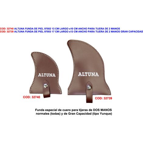 Altuna 9700213 Lederetui für 2-Hand-Schere 10x10 cm