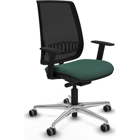 Bürostuhl piqueras y crespo ergonomisch schwarz aluminium (1/2)