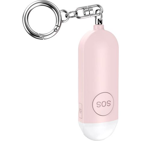 Alarme Personnelle - 130 dB - LED Stroboscopique - Rechargeable USB - Pour Autodéfense - 1 Pièce (1/5)