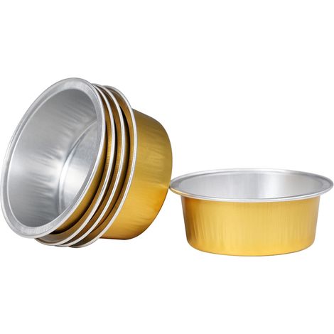Boîte de réchaud pour épilation au wax – Compatible avec toutes les marques de wax beans – 10 bols en aluminium doré résistant à haute température (pour usage unique) (1/5)