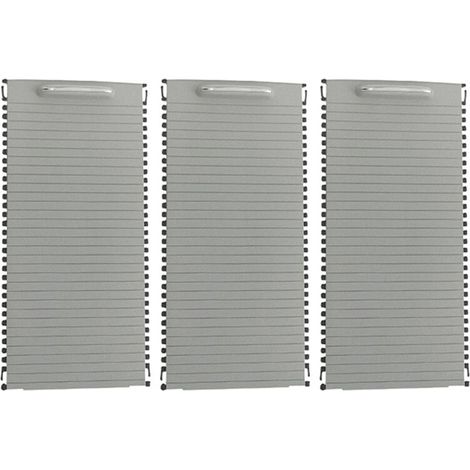 3X Copertura avvolgibile per console centrale interna auto per - Classe C/E W204 S204 W212 S212 A20468076079051 Grigio