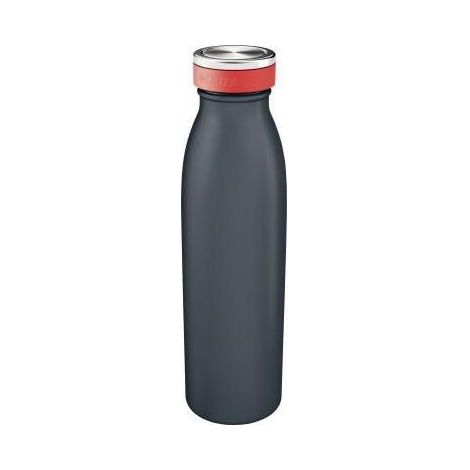 Trinkflasche Cosy 0,5l doppelwandig ausgeführt Edelstahl grau (1/2)