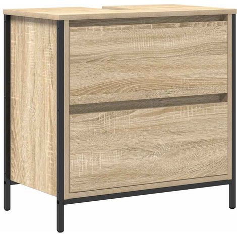 Maison Exclusive - Waschbeckenunterschrank mit Schubladen Sonoma-