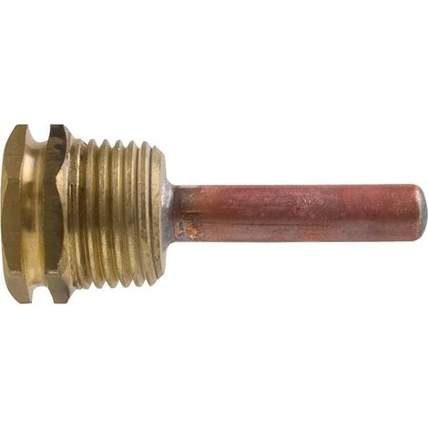 Doigt de gant 1/2 laiton DN7x8mm, L de tube 50 mm cuivre