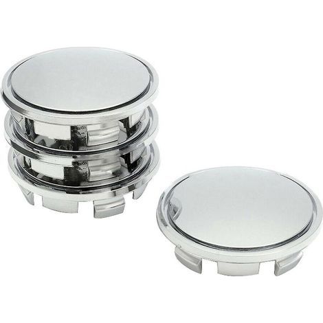 Lot de 4 enjoliveurs de jante, robustes et faciles à installer, universels, en plastique, pour SUV. (1/5)