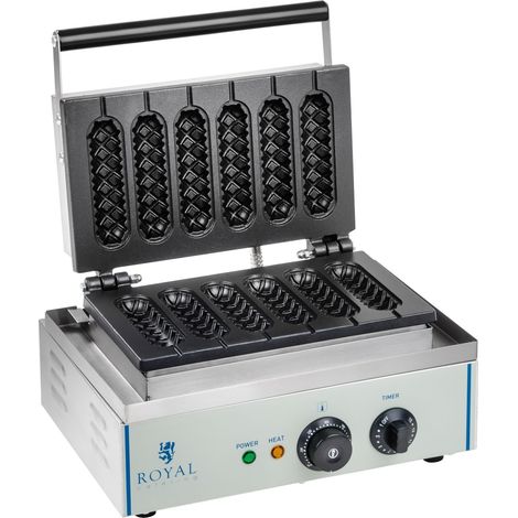 Piastra per waffle in TEFLON per waffle su stecco e corn dog (1/5)