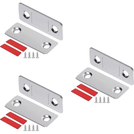 3/6 jeux de fermetures à ventouses et magnétiques pour portes d'armoir (1/4)