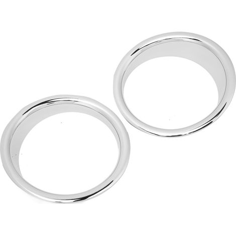 Cadre de feu antibrouillard avant pour pare-chocs Hummer H2 avec finition électroplaquée brillante, pièce de rechange pour anneau de cache d'angle de feu de jour avant (1/5)
