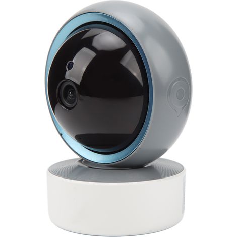 Caméra de sécurité intérieure panoramique avec interphone et tête sphérique Wi-Fi 1080p, vision nocturne HD, détection de mouvement et rotation universelle. (1/5)
