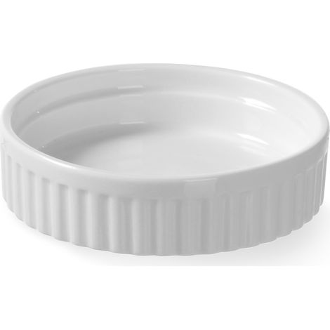 Ciotola da forno adatta per cotture fino a 600°C, in porcellana, diametro 100 mm, altezza 25 mm - Hendi 783627