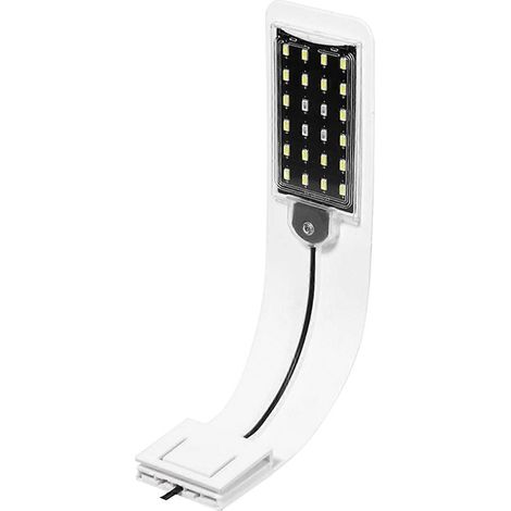 X5 LED-Aquarienleuchte, wasserdichte Clip-On-Leuchte mit hoher Helligkeit, einstellbare und energiesparende Beleuchtung für Aquarien, flexible Befestigung