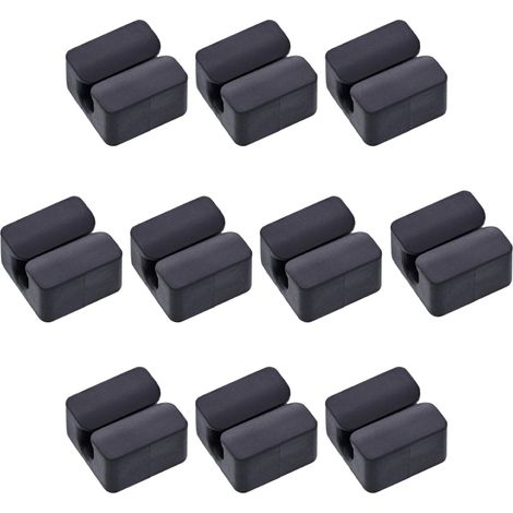 Clip de cable inline kabelclip adhesivo termoplastico 10 unidades
