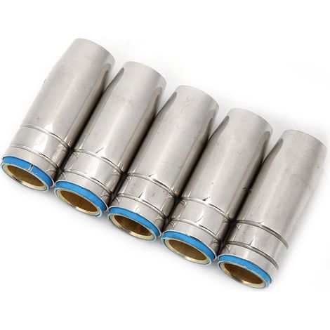 5 Stück konische Gasdüse 15 mm für Binzel MB 25AK MIG/MAG-Schweißbrenner (1/3)