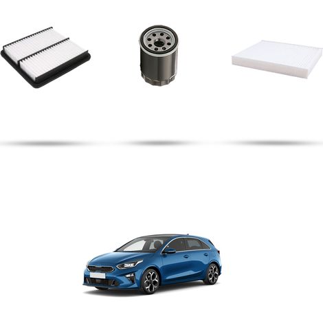 Kit tagliando 3 filtri compatibile con Kia Cee D III (CD) 1.4 LPG 71kw dal 2018 (1/5)