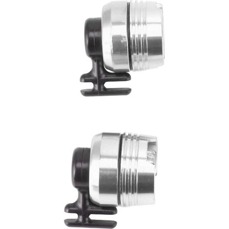 Lot de 2 lampes frontales pour chaussures, 3 modes d'éclairage, étanches IPX5, en alliage d'aluminium léger. (1/5)