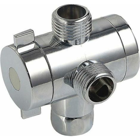 Adaptateur en T à 3 voies pour mitigeur bain-douche, connecteur de vanne d'inverseur, 11 (1/4)