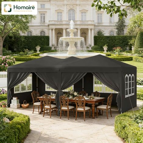 Tissu gris 581 x 293 x 265 cm HOMAIRE (1/5)