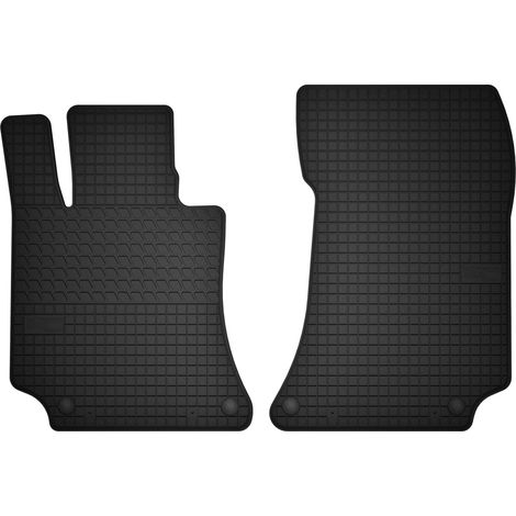 Tappetini anteriori in gomma per: Mercedes Classe E W212 berlina, station wagon, coupé (dal 2009 al 2016)