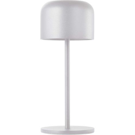 Lámpara de mesa LED V-TAC 1,5 W 2200 mAh, recargable, blanca, táctil, CCT 2 en 1