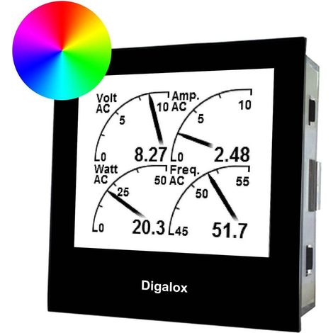TDE Instruments DPM72-MPN Multímetro digital negro IP65