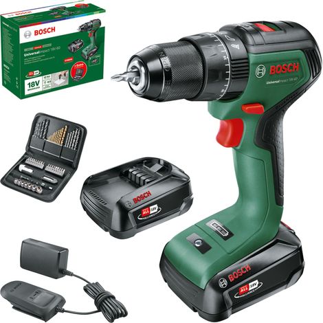 Bosch 0 603 9D7 106 taladro 1900 RPM Sin llave 1,3 kg Negro, Verde