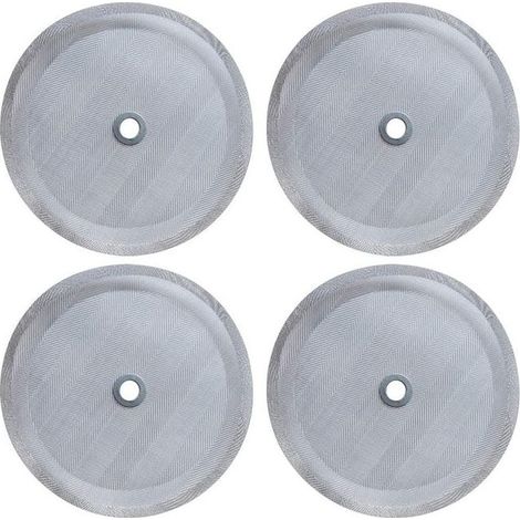 Filtres de rechange pour machines à café à pression (paquet de 4), réutilisables en acier inoxydable, 800-1000 ml. (1/5)