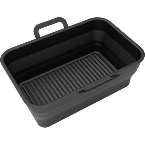 2 Liner silicone, compatible Ninja Foodi DZ090 6QT, design pliable, résistant chaleur 220°C, pour cuisson air fryer (1/5)