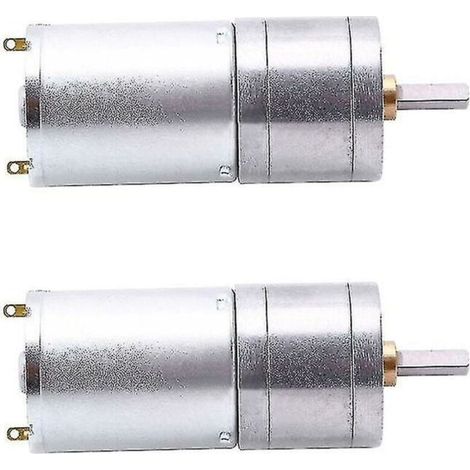 Lot de 2 Motoréducteur CREA Jga25-370 - Couple élevé électrique 6 V/12 V (1/5)
