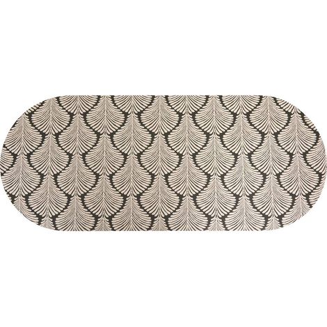 Tappeto antiscivolo in diatomite l120cm ovale - 5five