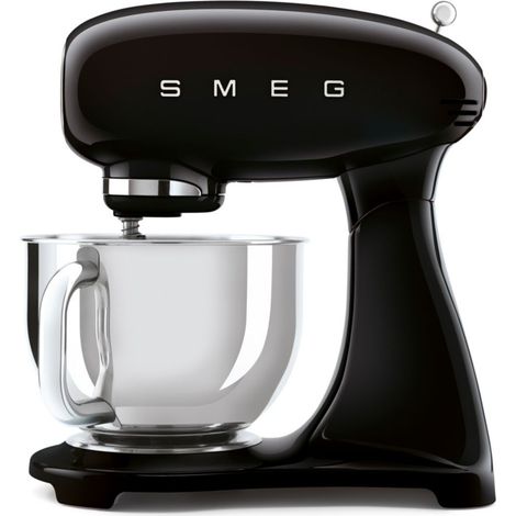 Smeg – Robot pâtissier 4,8 L 800 W – Moteur puissant – 10 vitesses avec mouvement planétaire – Corps en aluminium, bol en acier inoxydable (1/10)