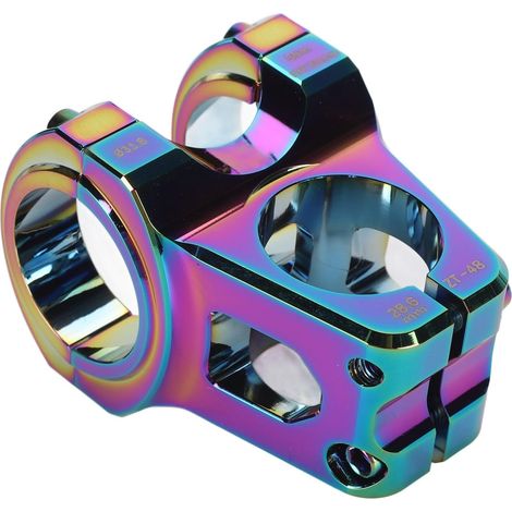 Potence de VTT Légère en Alliage D'aluminium de 31,8 Mm Design découpé pour une Conduite Confortable Remplacement DIY pour Vélos de Montagne Alésage de Montage de Guidon, Alésage de (1/5)