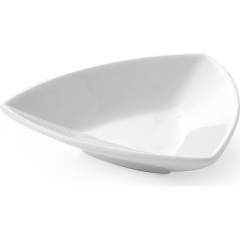 Cuenco para aperitivos Triangolo TAPAS MINI, porcelana, juego de 6 - Hendi 784396 (1/2)