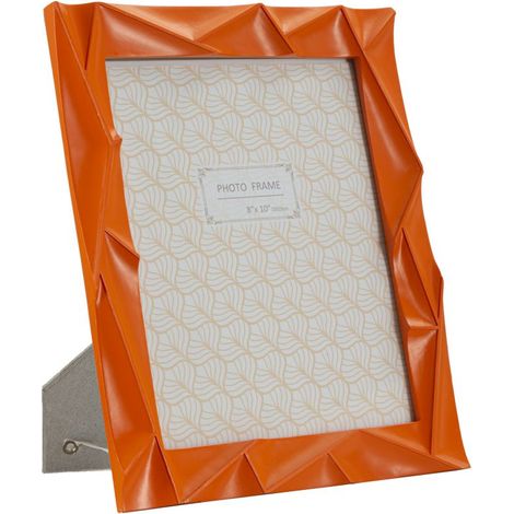 Cadre photo orange 25,8 x 2 x 31 cm (dimensions intérieures de la photo : 20 x 25 cm) (1/5)