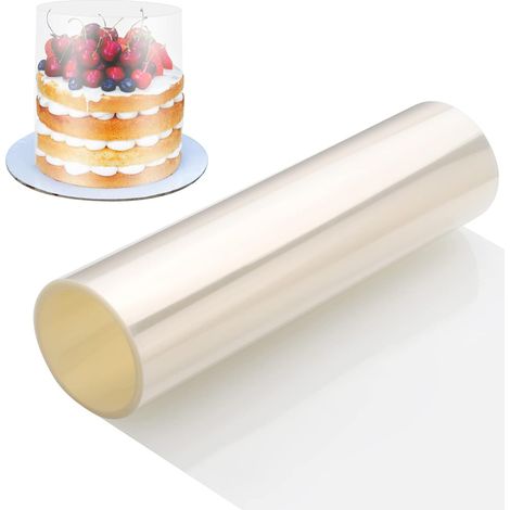 Feuille D Acetate - 30 Cm X 10 M - Pour Cercle A Patissiere - Transparente - 1 Rouleau